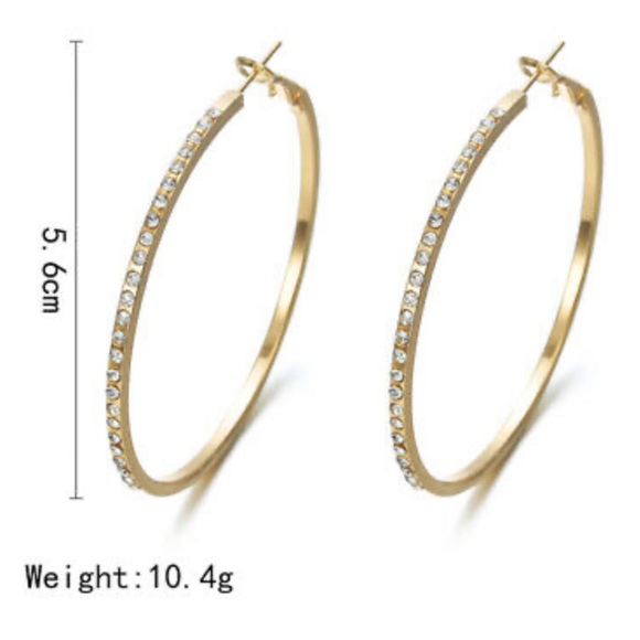 NEW Sterling Silver hoop earrings - Picture 3 of 4